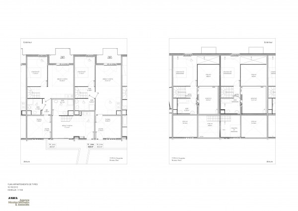 PLAN APPARTEMENT TYPE - 5  / ANMA / © ANMA