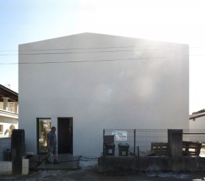 façade nord (chantier) / 2pma