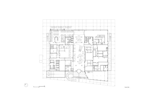 plan RDC / atelier d'architecture King Kong