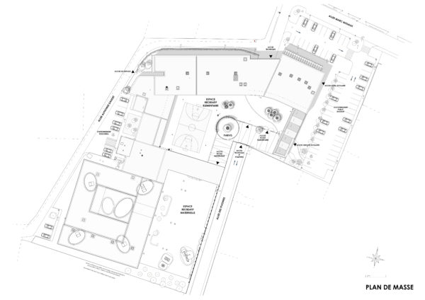Plan de masse / Eric Wirth Architecte