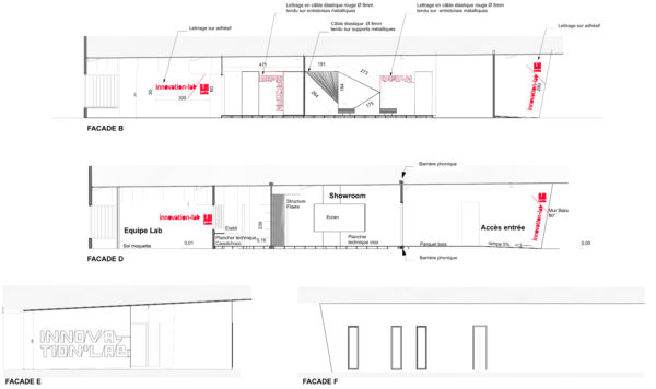 LAB INNOVATION LECTRA - Façades  / a_traits architecture