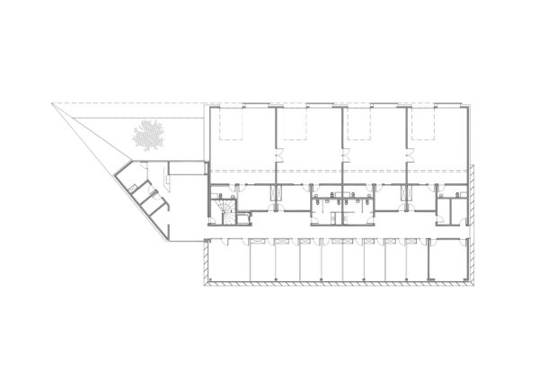 Plan niveau Rez-de-Chaussée / Vallet de Martinis Architectes