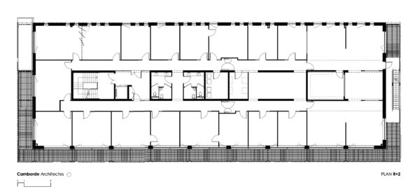Plan-R+2 / Camborde Architectes