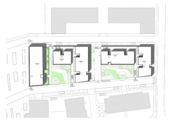 Plan de masse / Vallet de Martinis Architectes