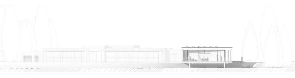 Elévation façade Ouest / Bulle Architectes