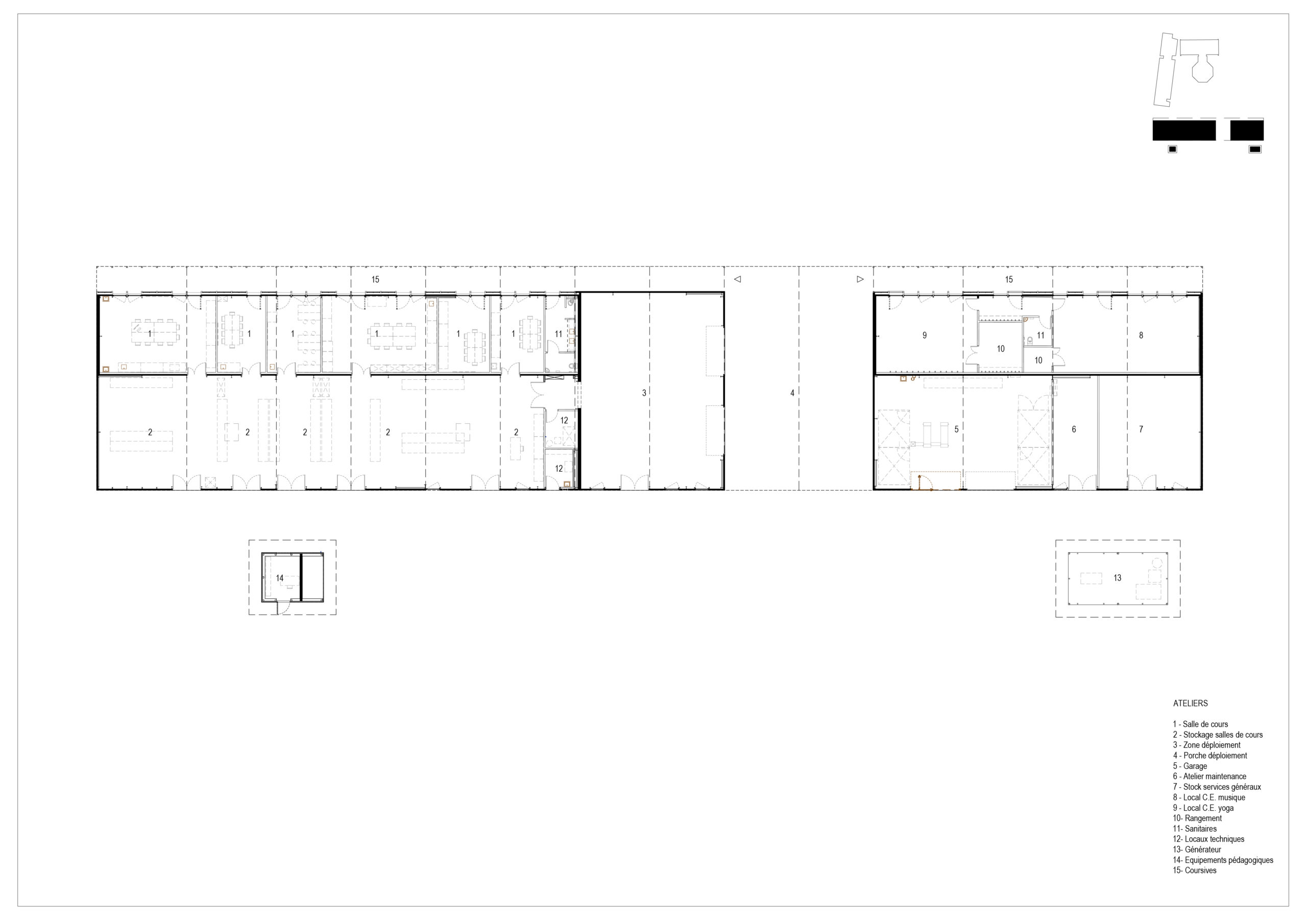 Plan Ateliers / W-architectures