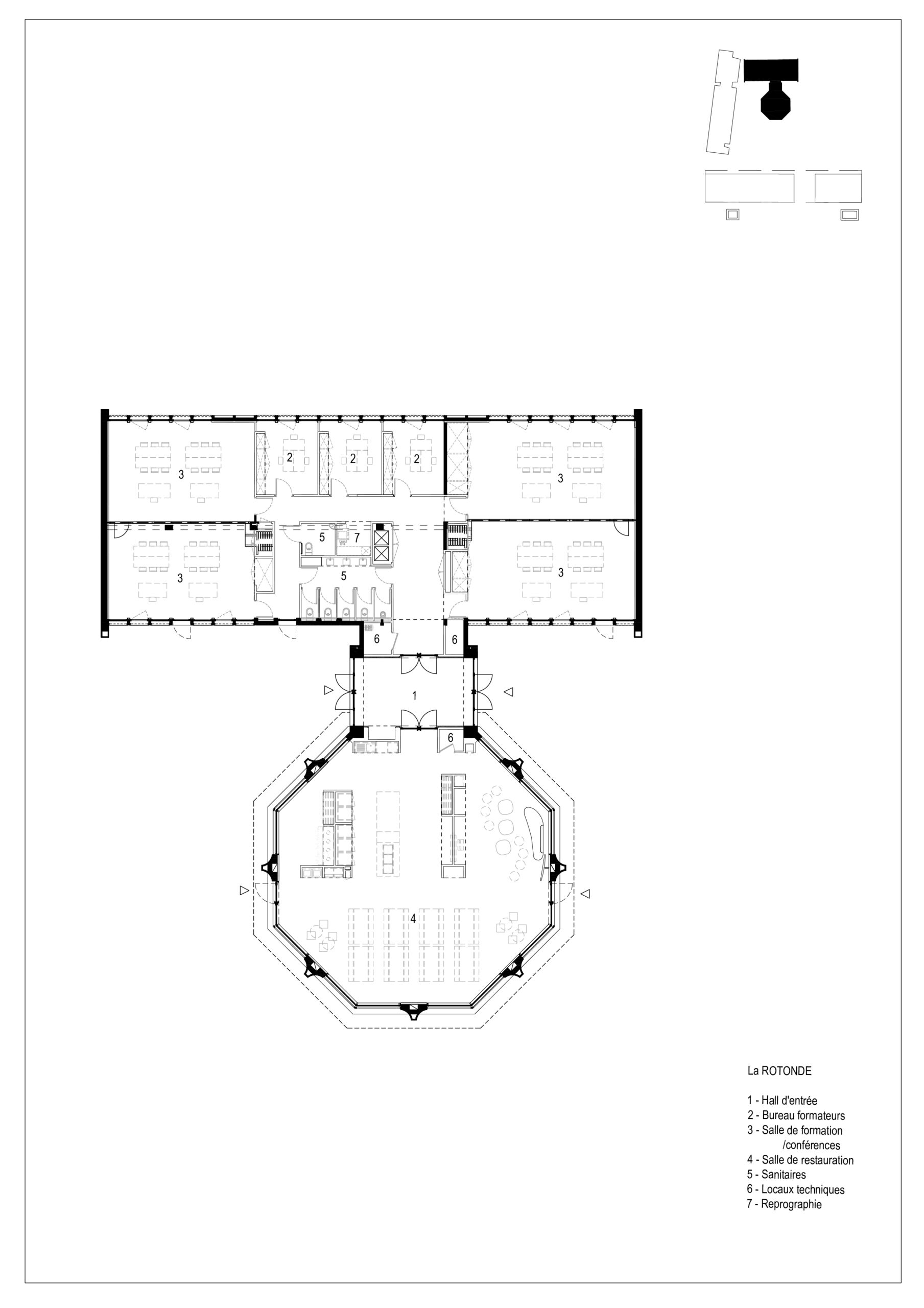Plan Rotonde / W-architectures