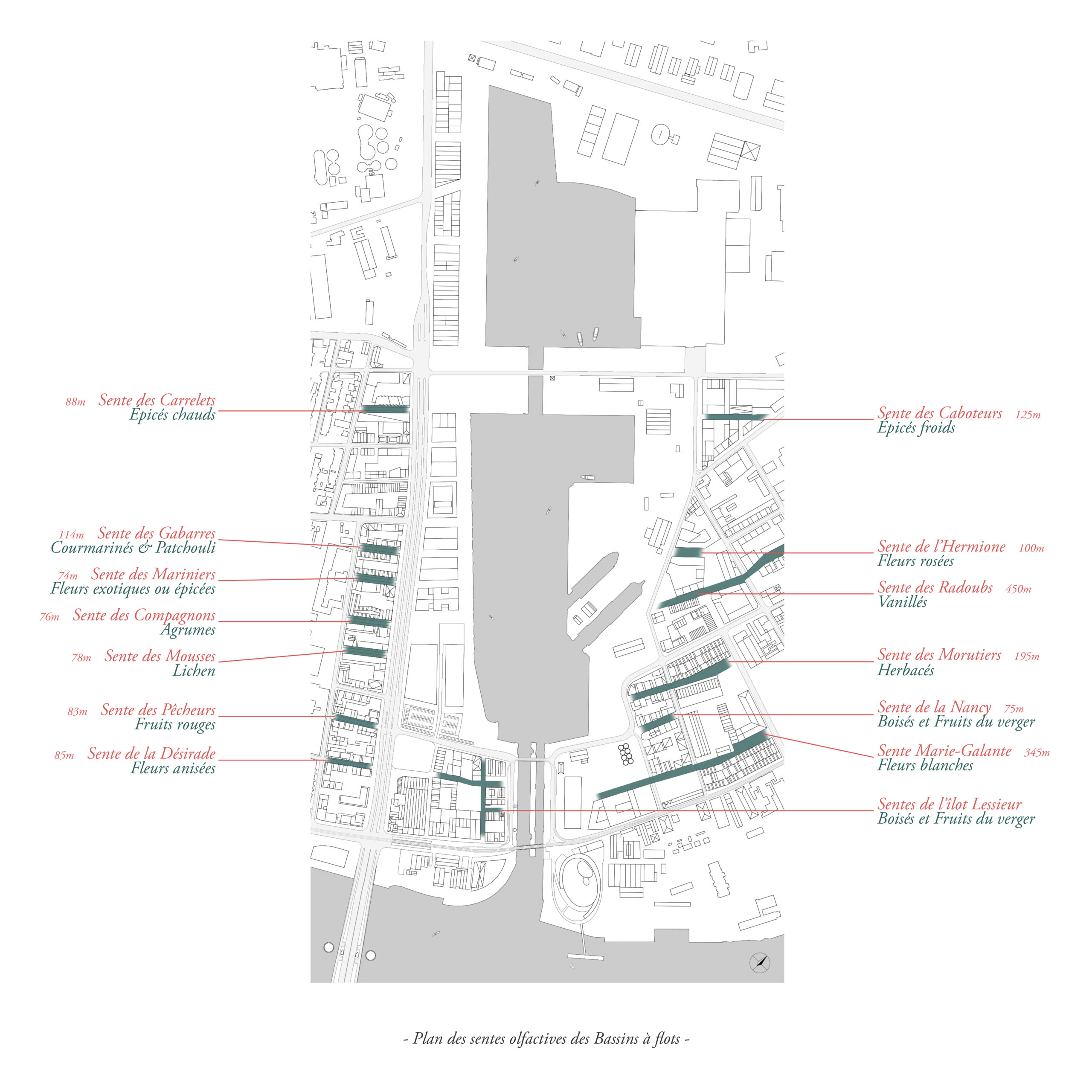 Plan du projet urbain  / Alexandre Nikolopoulos 