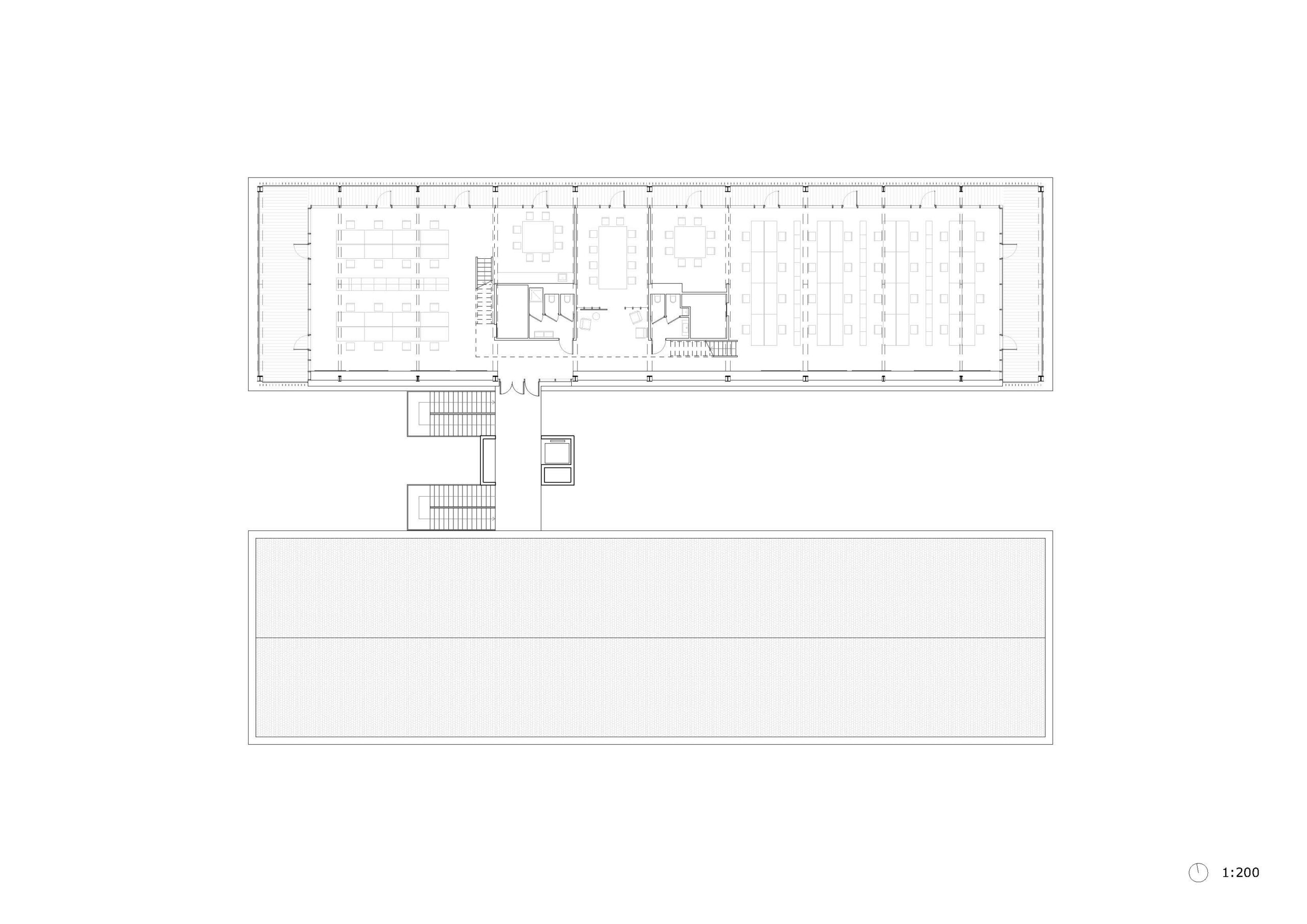 Plan R+2 / Faye Architectes & Associés / Nadau Architecture 