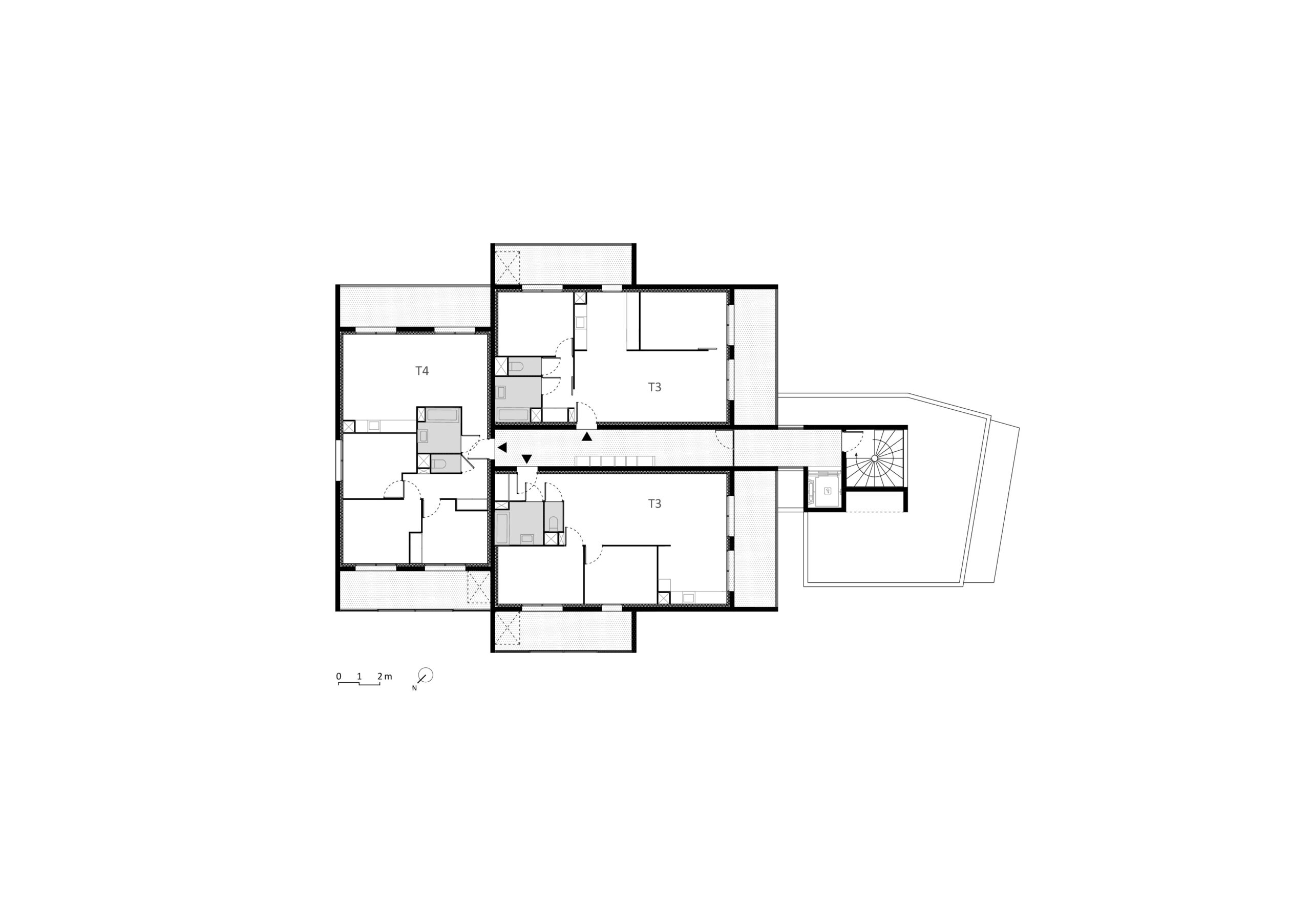 Plan étage / GUIRAUD MANENC GAULT sas d'Architecture